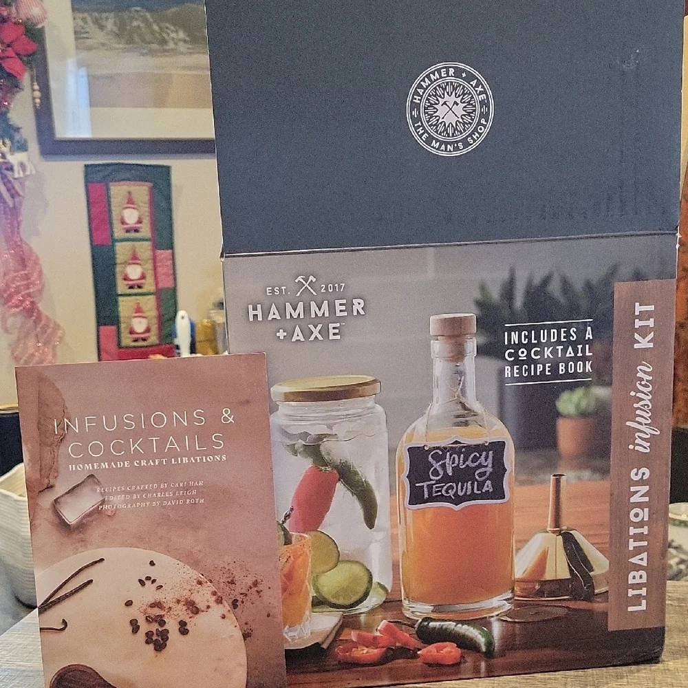 Cocktail Libations Infusion Kit,From Hammer&Axe/NIB/Cool Gift!